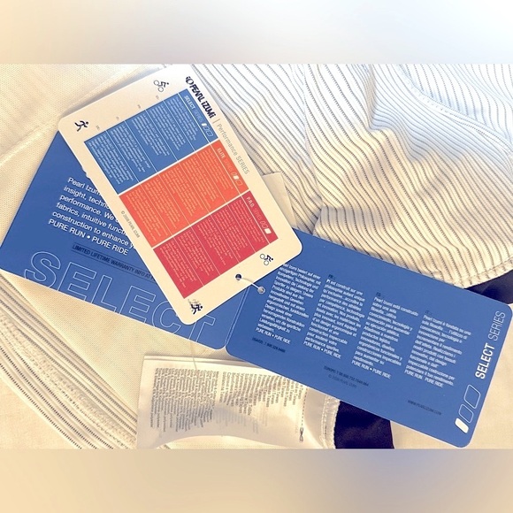 NWT Pearl Izumi Ultrastar Athletic Black and White Striped Top With Built in Bra - Picture 8 of 9